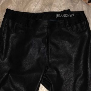 Blank NYC faux leather pants